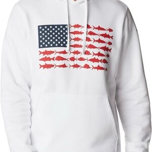 NWT Men’s Columbia PFG Fish Flag Hoodie